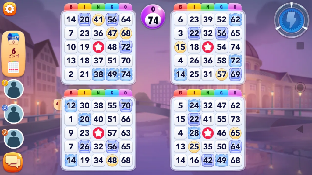 Bingo Blitzのビンゴルーム