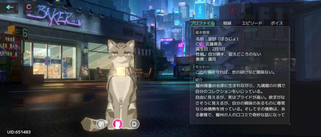 キャットファンタジーの戦闘画面