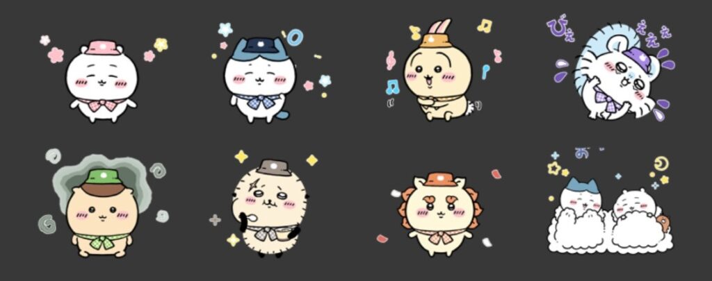 ちいかわぽけっとのプレイ画面