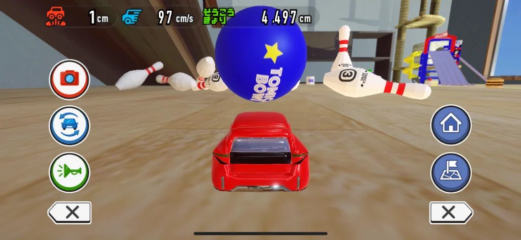 トミカ あちこちアドベンチャー ミニゲーム画面