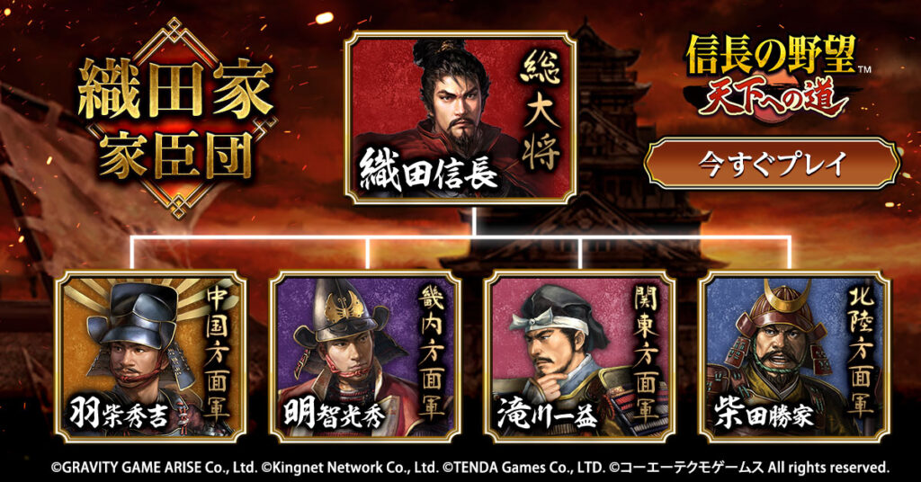 信長の野望 天下への道の武将育成